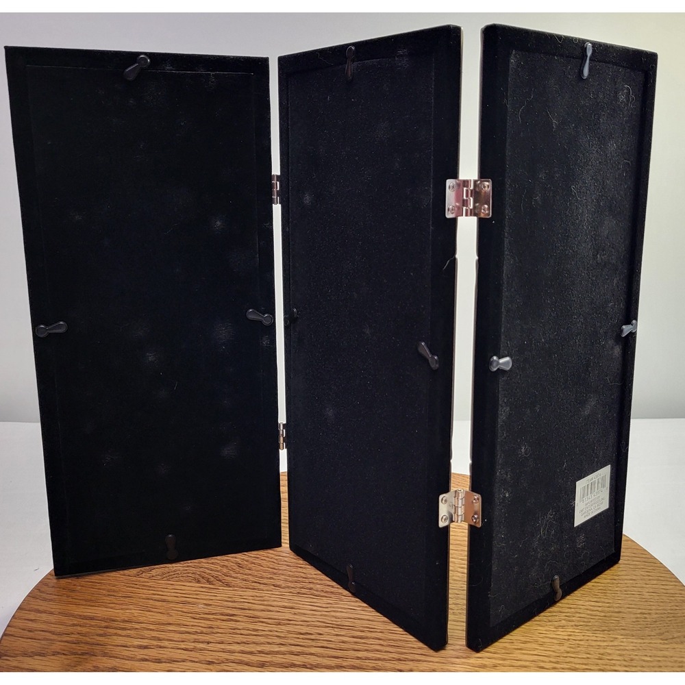 Louis Michel & Cie 3 Panel Screen Photo Frame Antique Pewter 9 Opening 43974 - Picture 3 of 7